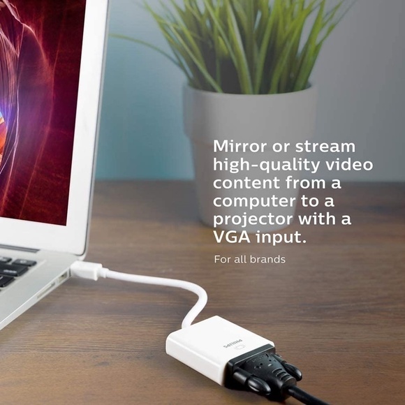 Philips Mini Displayport to VGA Adapter - Picture 2 of 5